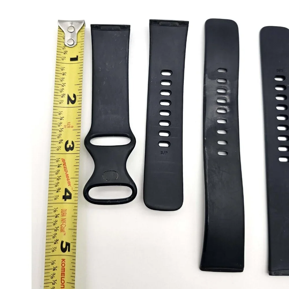 Fitbit Versa 3 / Sense Replacement Wristbands Black – Size S/P & L/G Set of 4